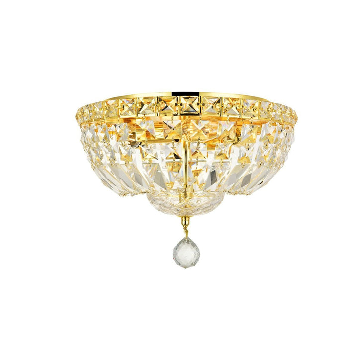 Elegant Tranquil V2528F12G/RC Ceiling Light - Gold