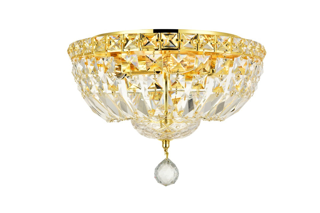 Elegant Tranquil V2528F12G/RC Ceiling Light - Gold