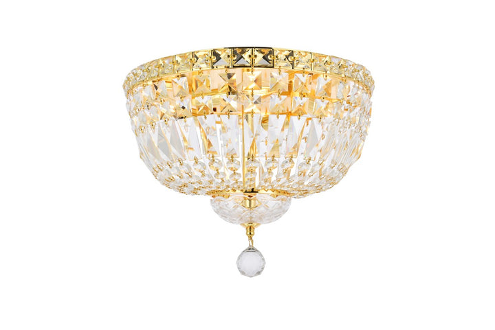 Elegant Tranquil V2528F14G/RC Ceiling Light - Gold