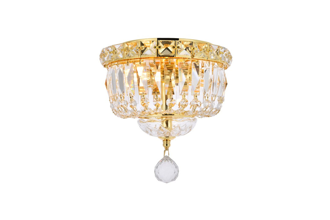 Elegant Tranquil V2528F8G/RC Ceiling Light - Gold