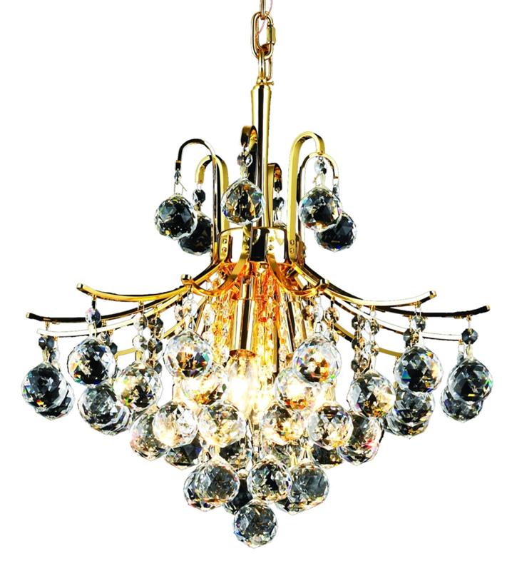 Elegant Toureg V8000D16G/RC Pendant Light - Gold