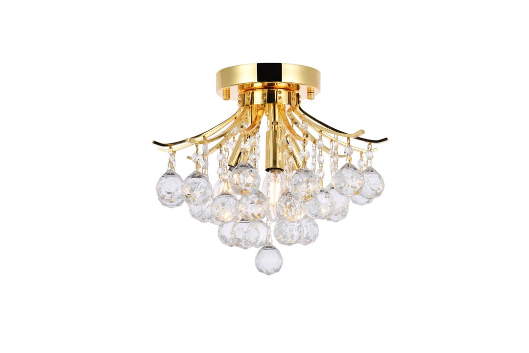 Elegant Toureg V8000F12G/RC Ceiling Light - Gold