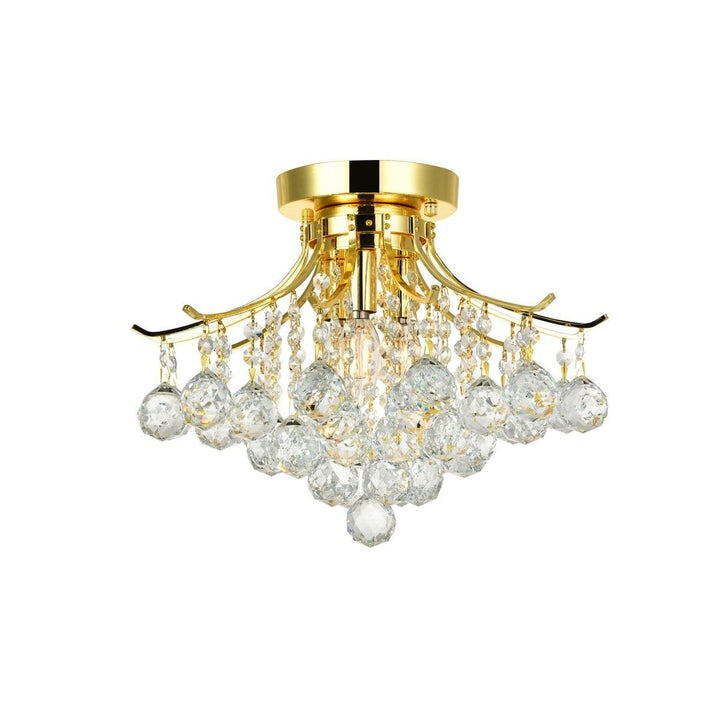 Elegant Toureg V8000F16G/RC Ceiling Light - Gold