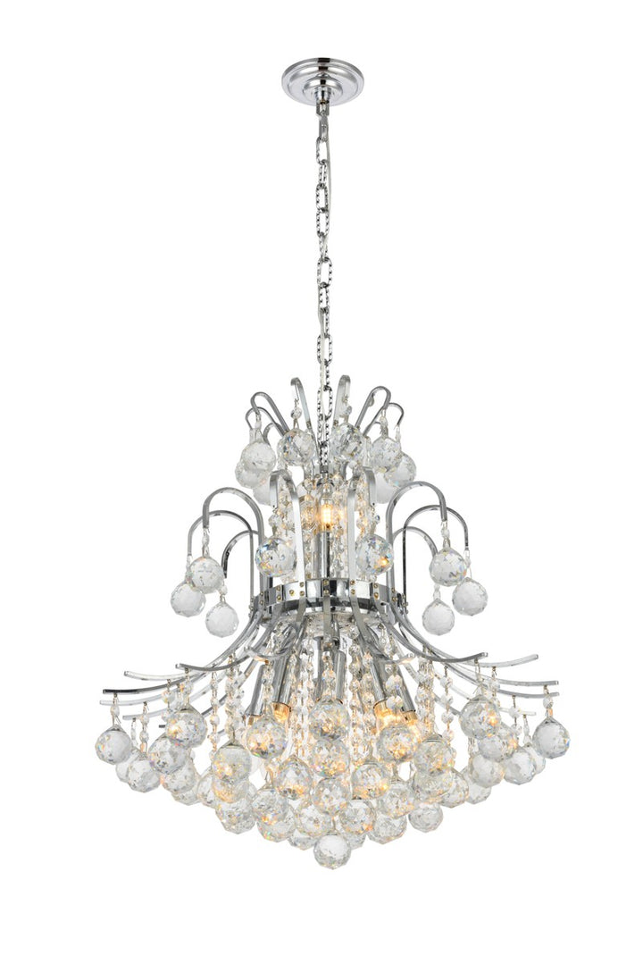 Elegant Toureg V8001D19C/RC Chandelier Light - Chrome