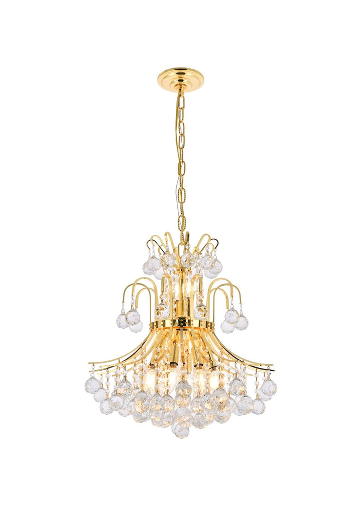 Elegant Toureg V8001D19G/RC Chandelier Light - Gold