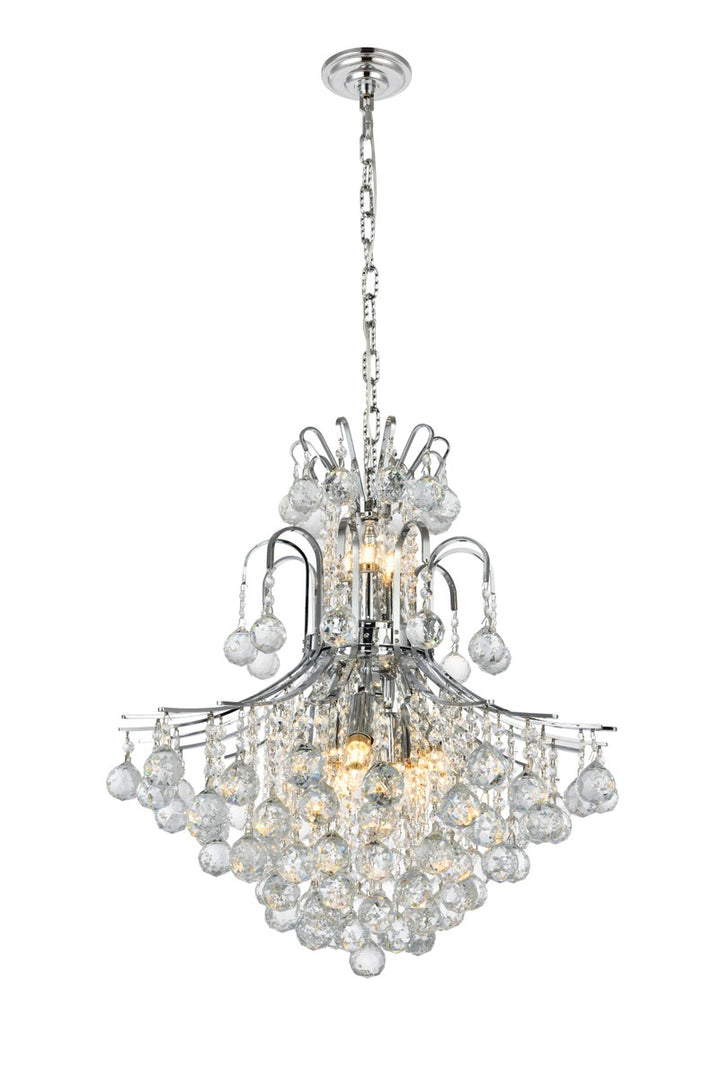 Elegant Toureg V8002D22C/RC Chandelier Light - Chrome