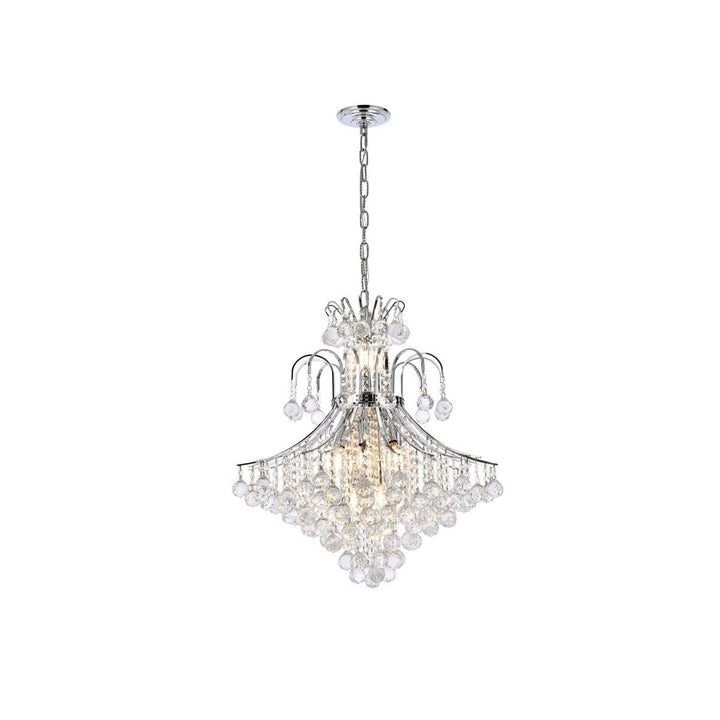 Elegant Toureg V8003D25C/RC Chandelier Light - Chrome