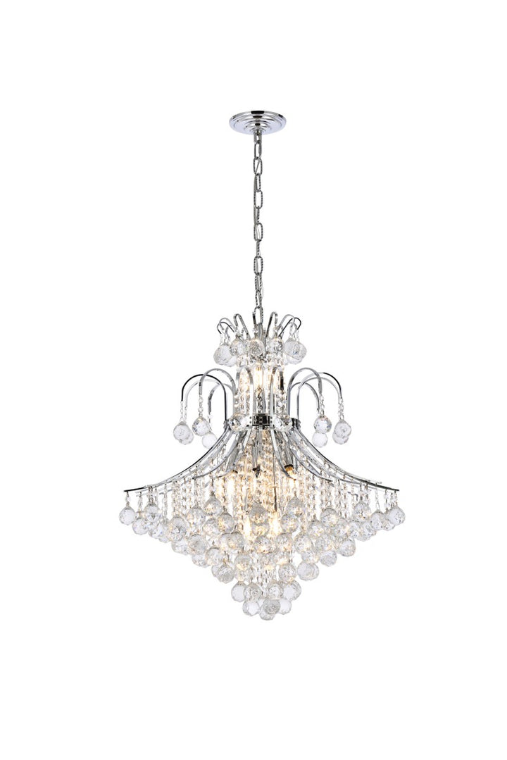 Elegant Toureg V8003D25C/RC Chandelier Light - Chrome