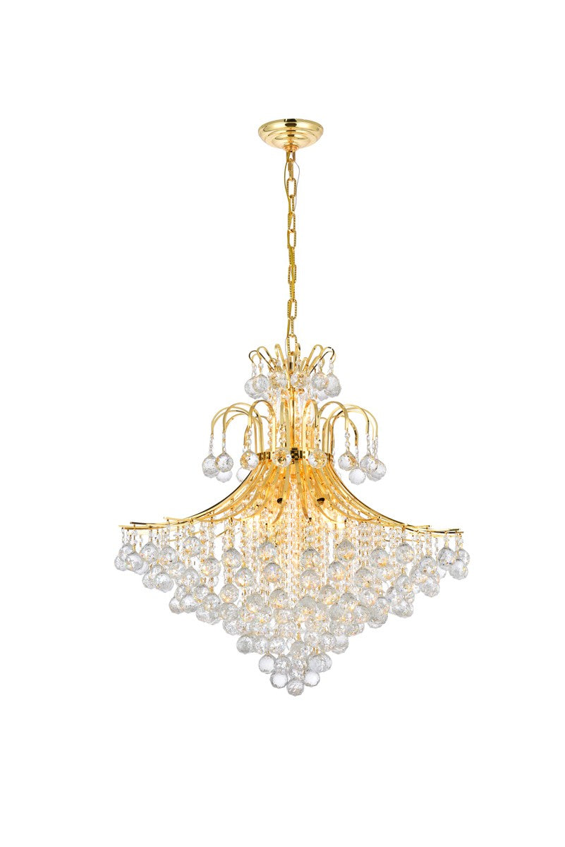 Elegant Toureg V8005G31G/RC Chandelier Light - Gold