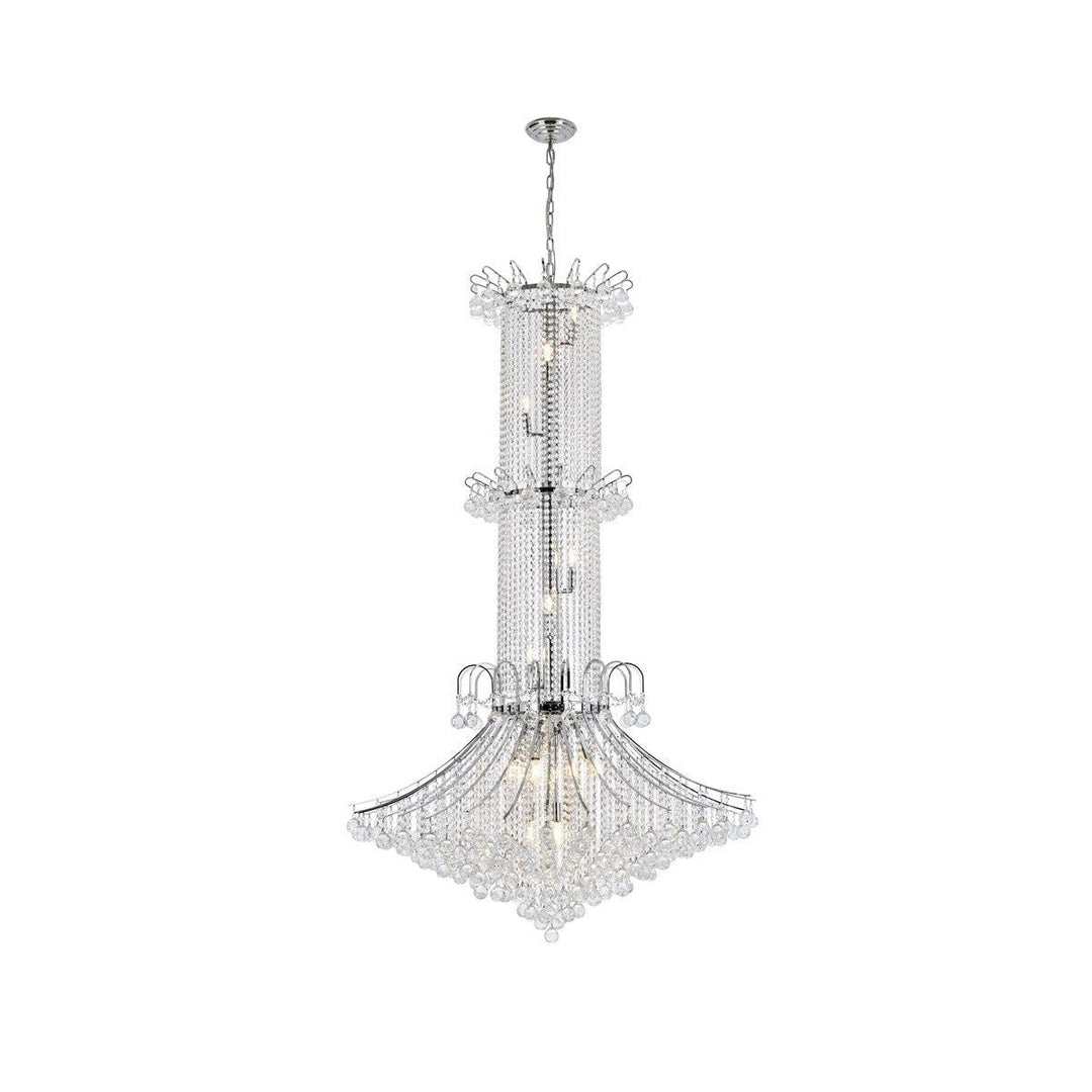 Elegant Toureg V8008G44C/RC Chandelier Light - Chrome