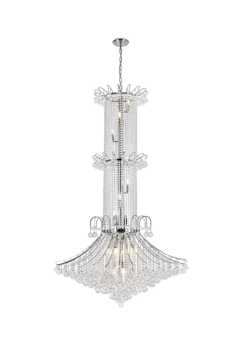 Elegant Toureg V8008G44C/RC Chandelier Light - Chrome