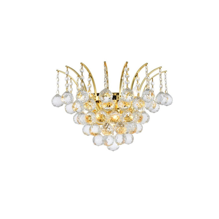 Elegant Victoria V8031W16G/RC Wall Sconce Light - Gold