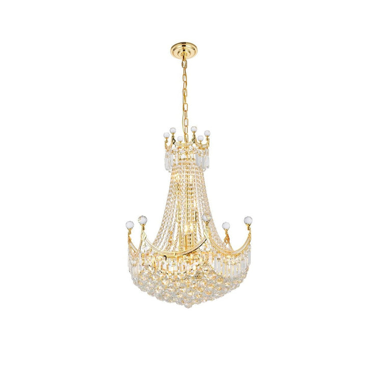 Elegant Corona V8949D24G/RC Chandelier Light - Gold