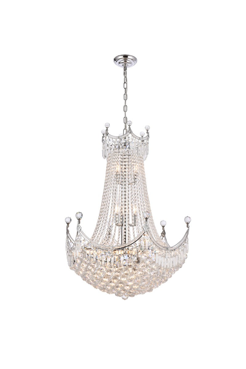 Elegant Corona V8949D30C/RC Chandelier Light - Chrome