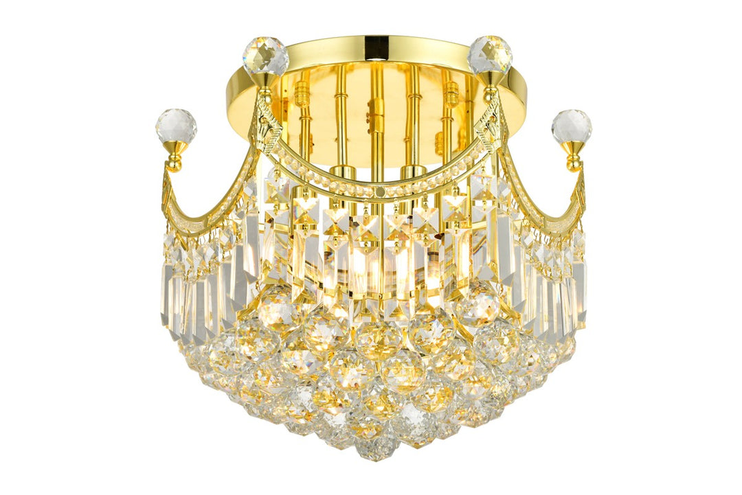 Elegant Corona V8949F16G/RC Ceiling Light - Gold