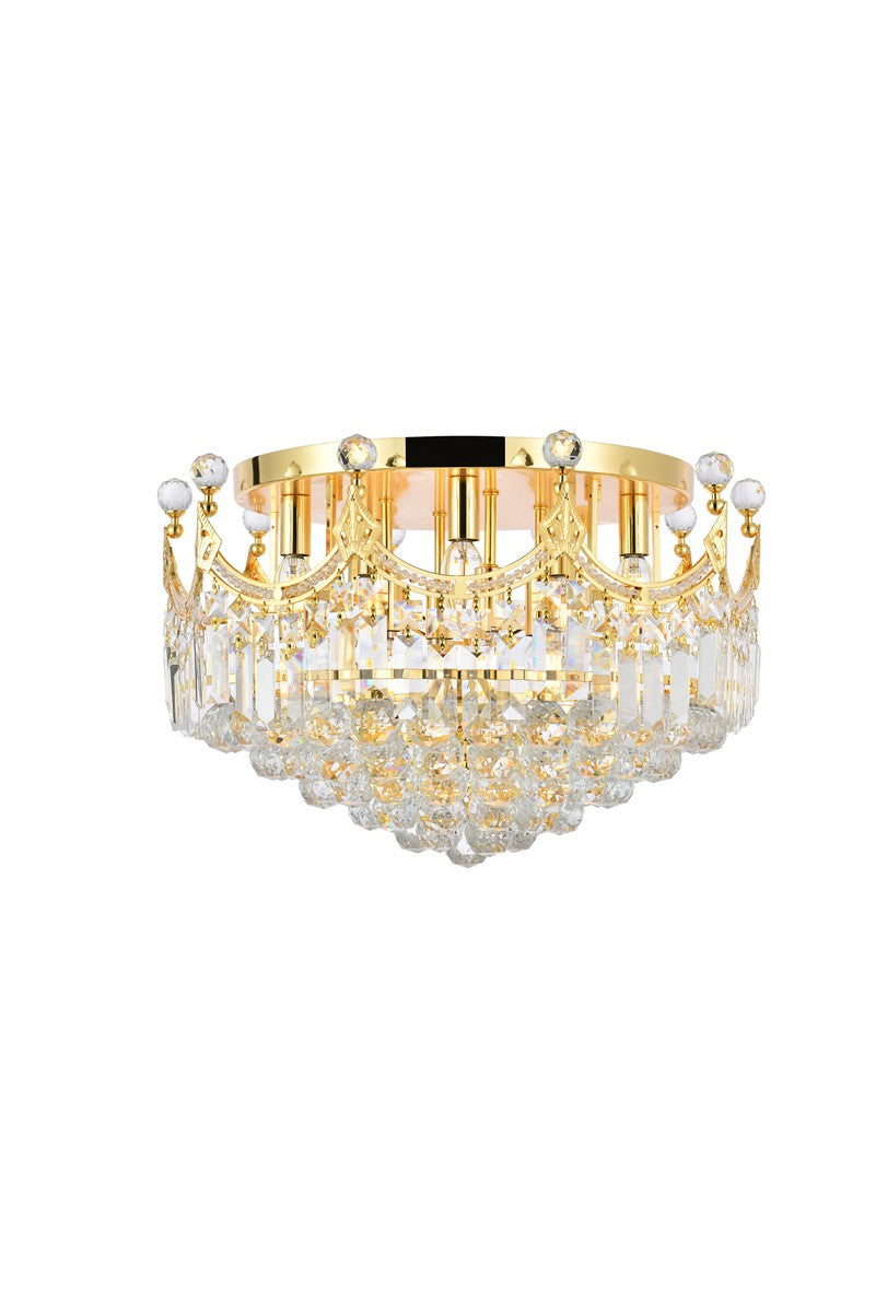 Elegant Corona V8949F20G/RC Ceiling Light - Gold