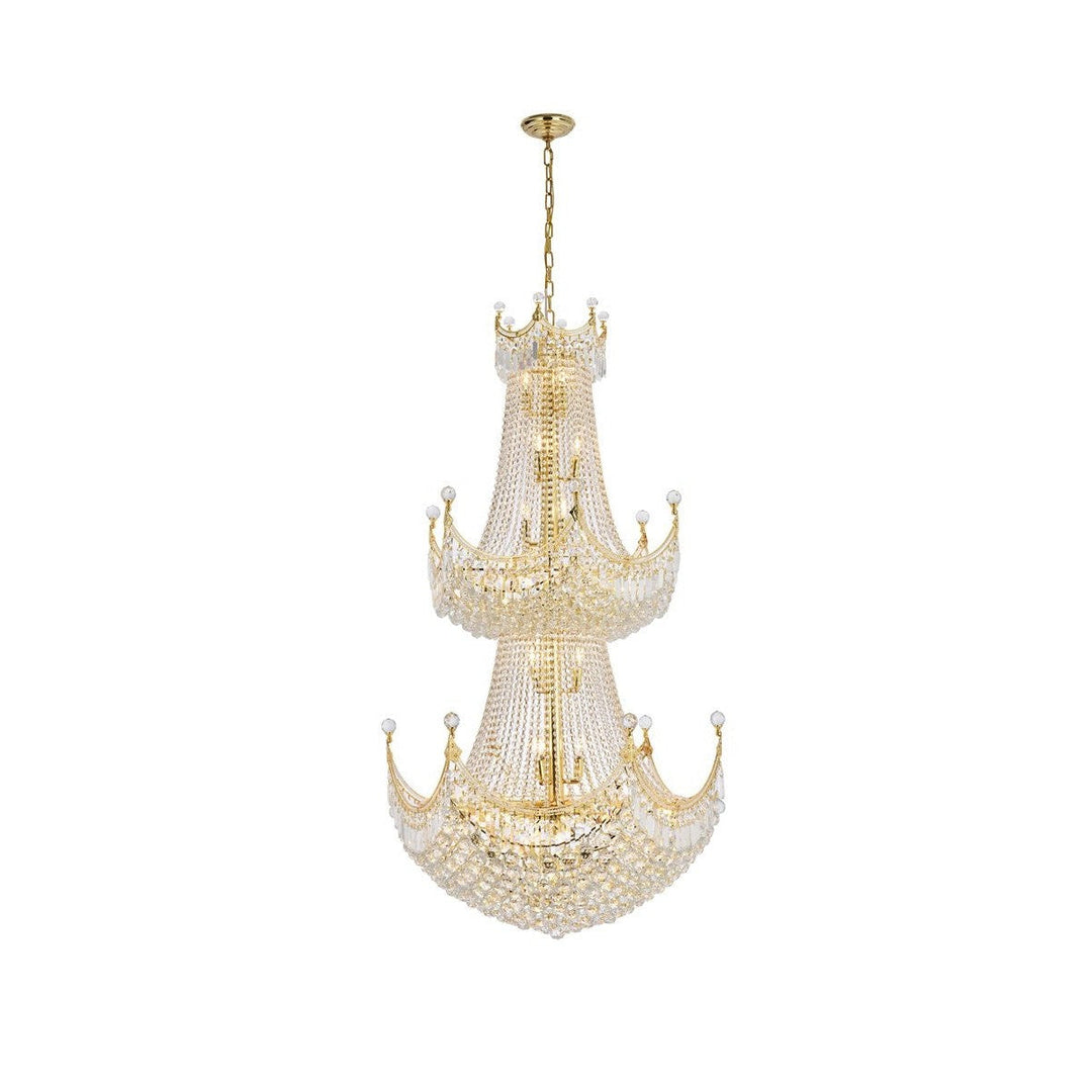 Elegant Corona V8949G36G/RC Chandelier Light - Gold