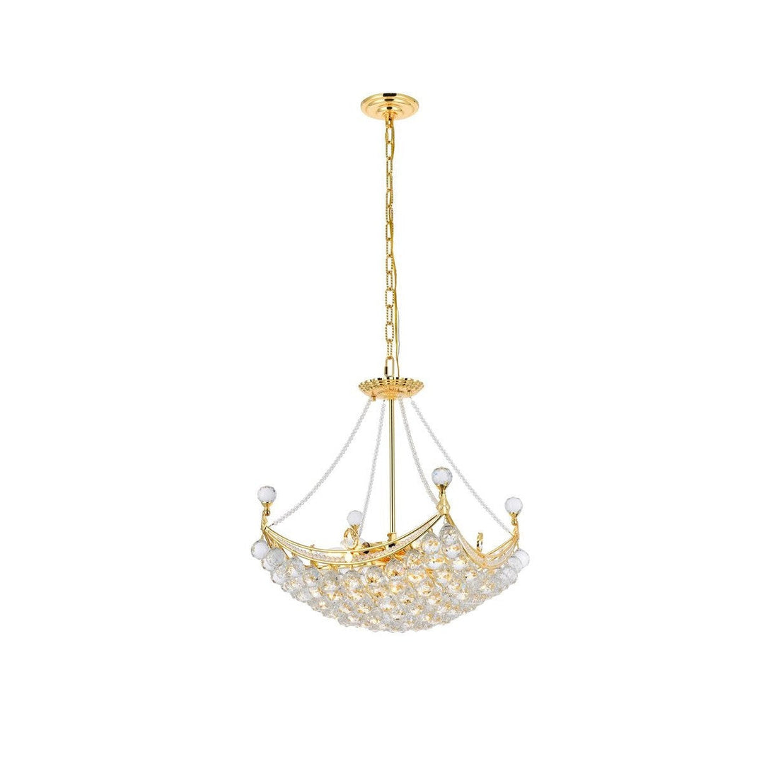 Elegant Corona V9800D20G/RC Ceiling Light - Gold