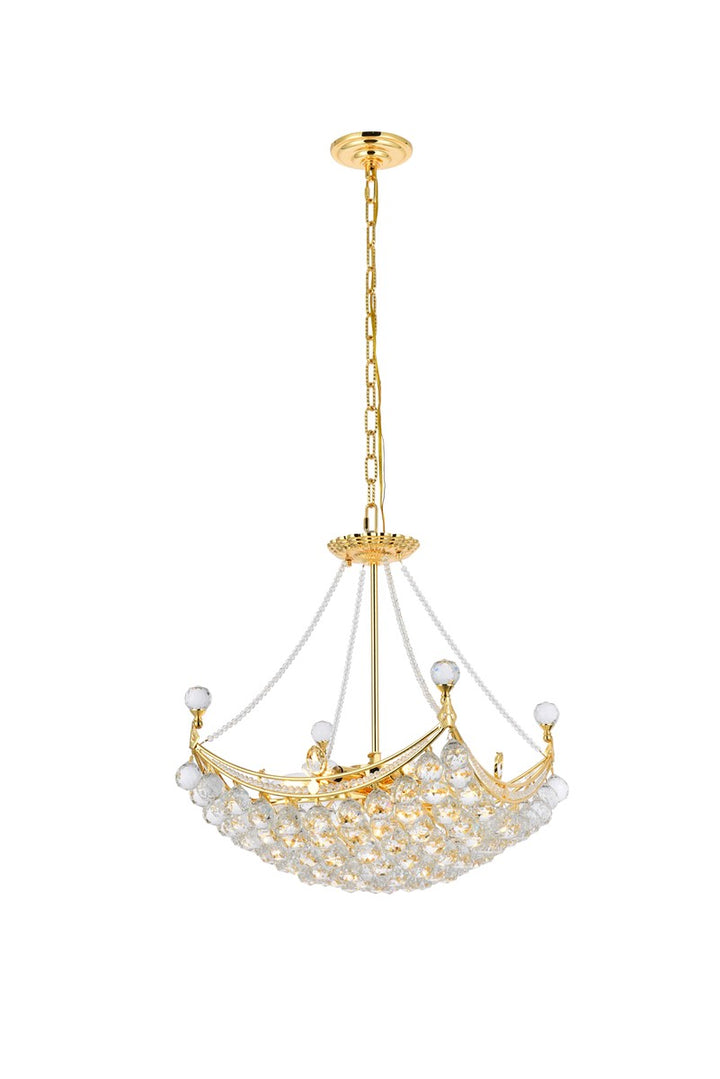 Elegant Corona V9800D20G/RC Ceiling Light - Gold