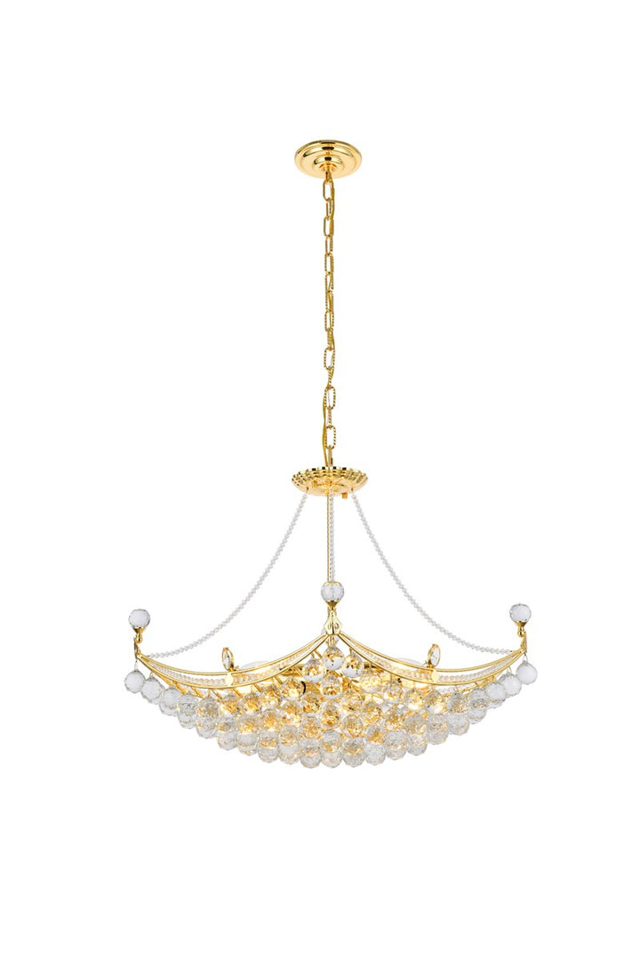 Elegant Corona V9800D28G/RC Ceiling Light - Gold