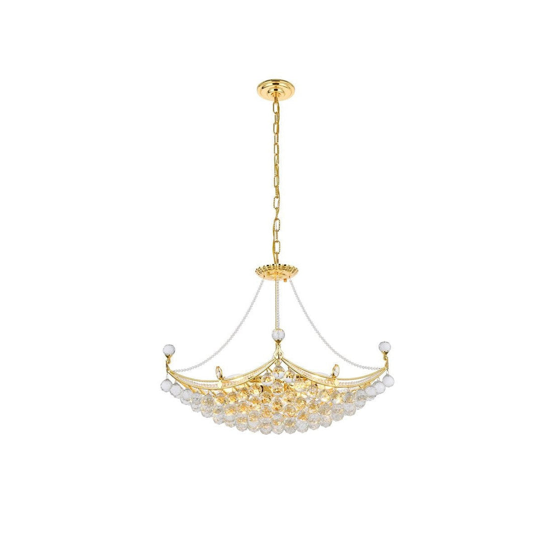 Elegant Corona V9800D28G/RC Ceiling Light - Gold