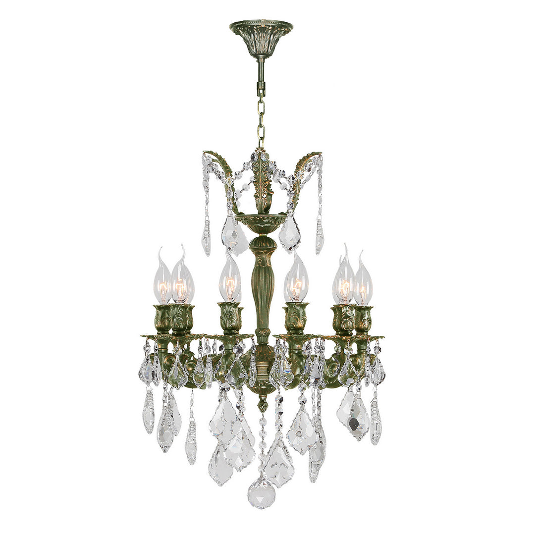 Worldwide Versailles W83322B17 Chandelier Light - Antique Bronze