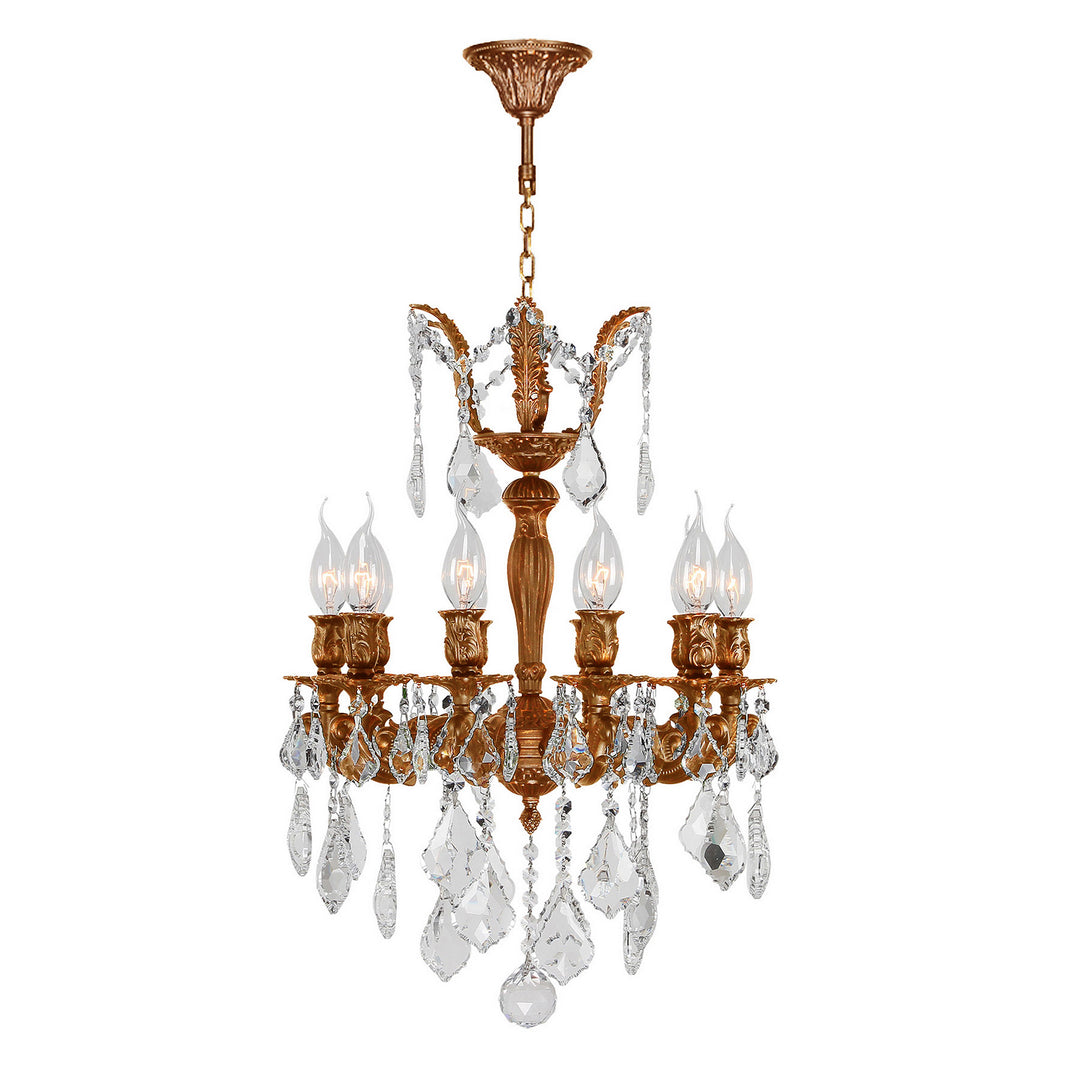 Worldwide Versailles W83322FG17 Chandelier Light - French Gold