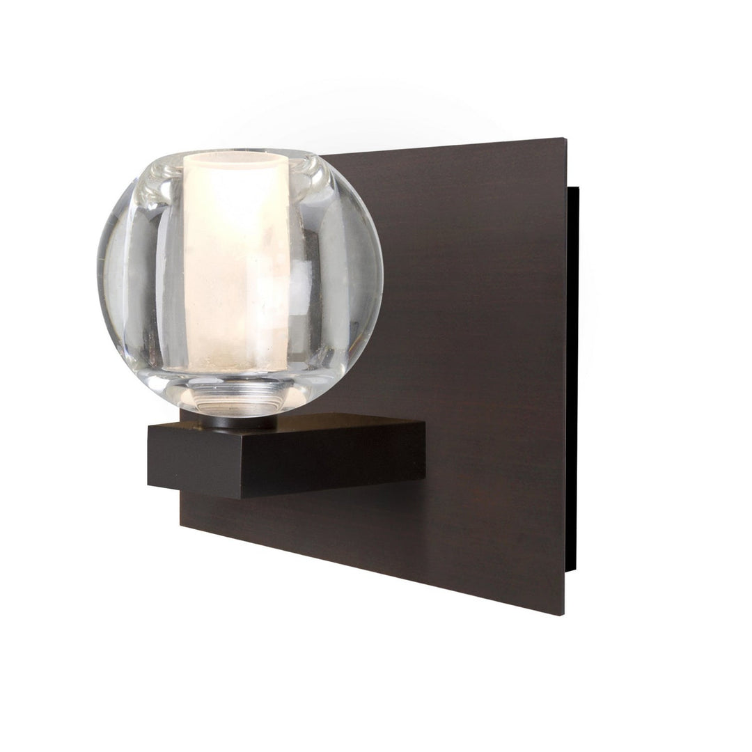 Besa Boca 3 1WF-BOCACL-BR Wall Sconce Light - Bronze