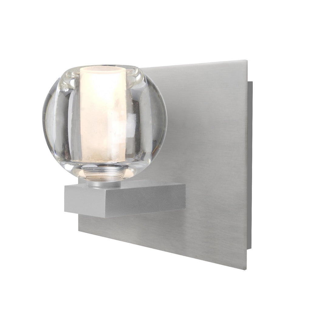 Besa Boca 3 1WF-BOCACL-LED-SN Wall Sconce Light - Satin Nickel