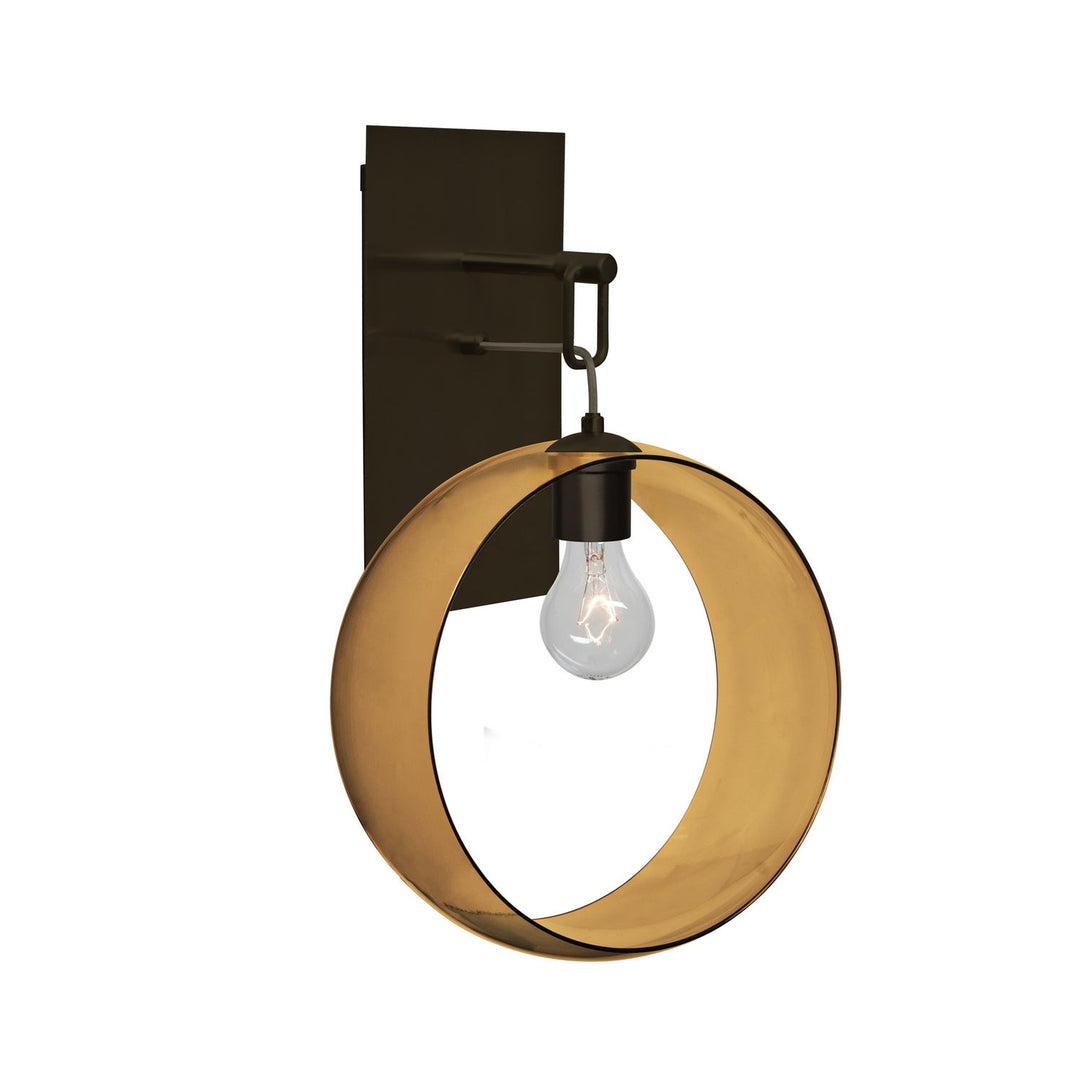 Besa Plato 1WP-PLATOAM-BR-NI Wall Sconce Light - Bronze