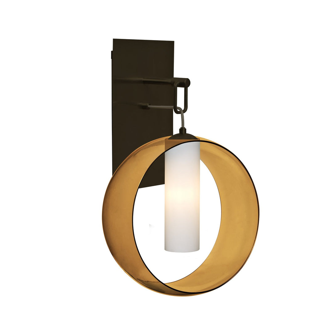 Besa Plato 1WP-PLATOAM-LED-BR Wall Sconce Light - Bronze