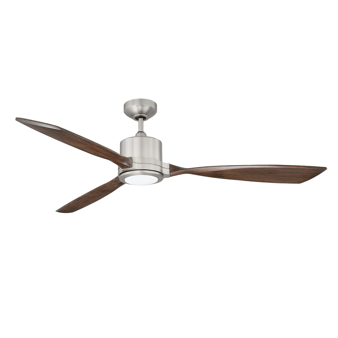 Kendal Altair AC22160-SN/DM Ceiling Fan 60 - Satin Nickel, Dark Maple/