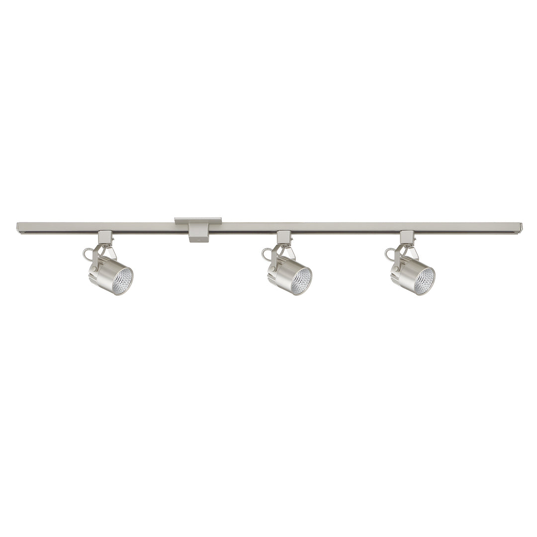 Kendal Lighting TKLED-45-SN  Led Track Lighting Kit Track Light Pewter, Nickel, Silver