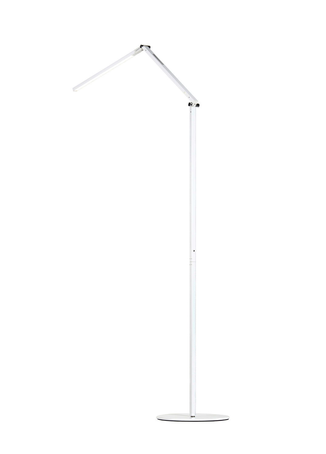 Koncept Lighting AR5000-WD-WHT-FLR Modern Z-Bar Lamp White