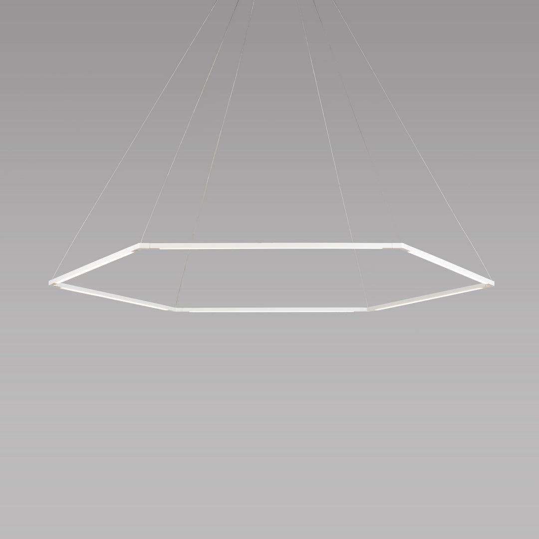 Koncept Z-Bar Pendant ZBP-24-H-SW-MWT-CNP Pendant Light - Matte White