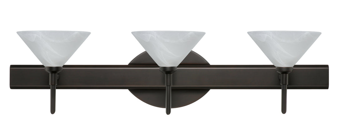 Besa Kona 3SW-117652-BR Bath Vanity Light 23 in. wide - Bronze