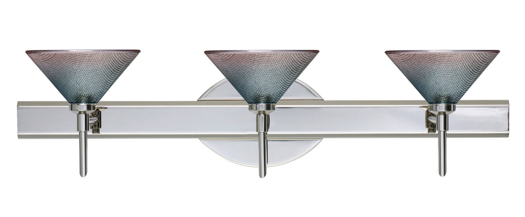 Besa Kona 3SW-117691-CR Bath Vanity Light 23 in. wide - Chrome