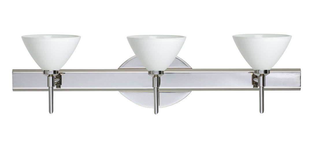 Besa Domi 3SW-174307-CR Bath Vanity Light 23 in. wide - Chrome
