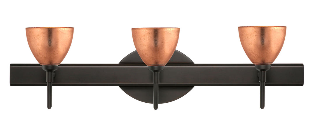 Besa Divi 3SW-1758CF-BR Bath Vanity Light 23 in. wide - Bronze