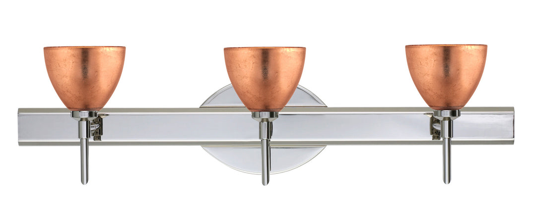 Besa Divi 3SW-1758CF-CR Bath Vanity Light 23 in. wide - Chrome