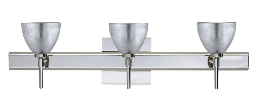 Besa Divi 3SW-1758SF-CR-SQ Bath Vanity Light 23 in. wide - Chrome