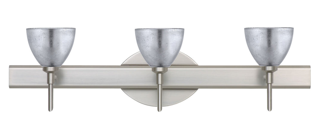 Besa Divi 3SW-1758SF-SN Bath Vanity Light 23 in. wide - Satin Nickel