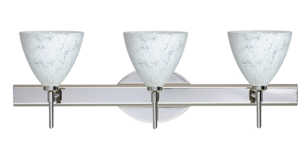 Besa Mia 3SW-177919-CR Bath Vanity Light 23 in. wide - Chrome