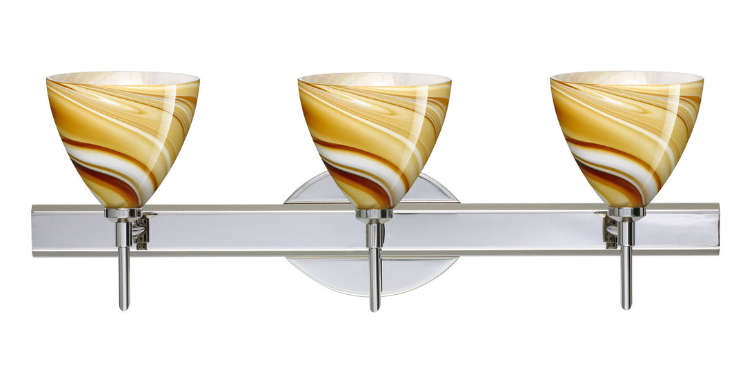 Besa Mia 3SW-1779HN-CR Bath Vanity Light 23 in. wide - Chrome