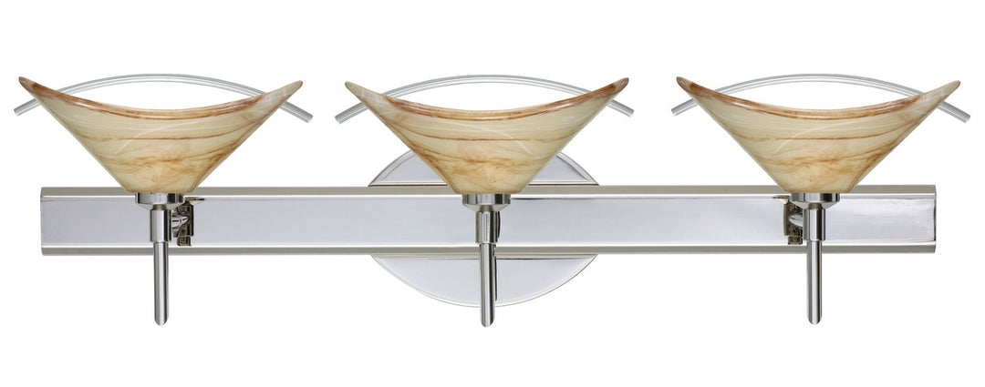 Besa Hoppi 3SW-181305-CR Bath Vanity Light 23 in. wide - Chrome