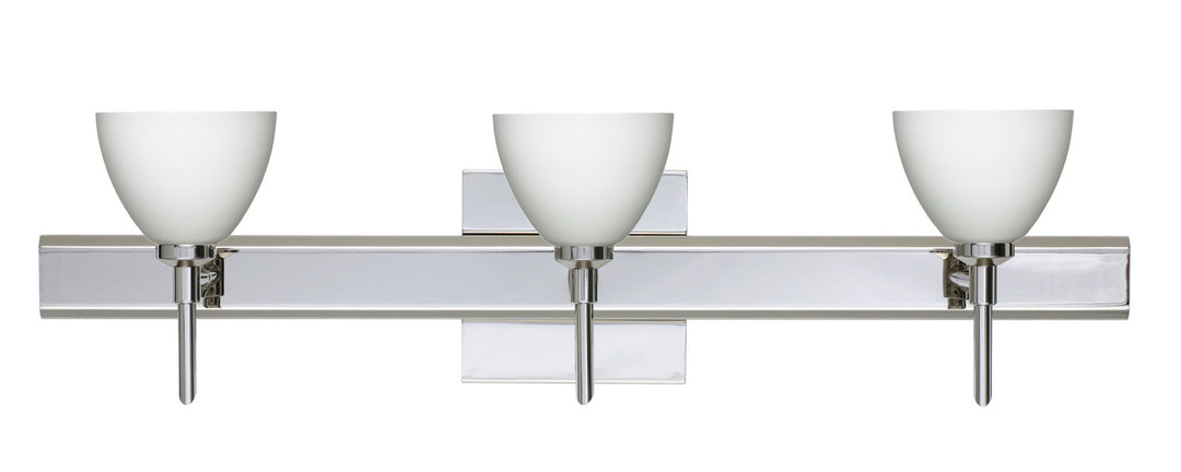Besa Divi 3SW-185807-CR-SQ Bath Vanity Light 23 in. wide - Chrome