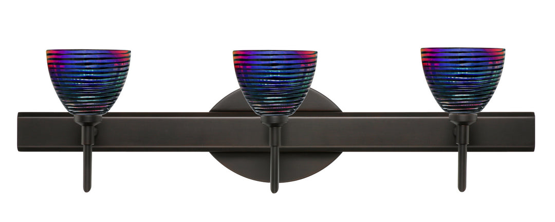 Besa Divi 3SW-1858DW-BR Bath Vanity Light 23 in. wide - Bronze