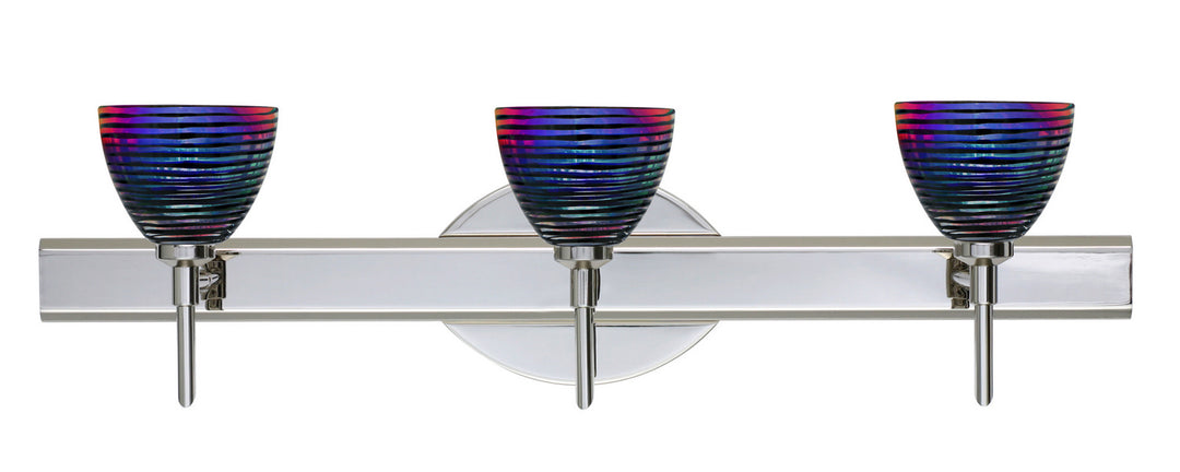 Besa Divi 3SW-1858DW-CR Bath Vanity Light 23 in. wide - Chrome