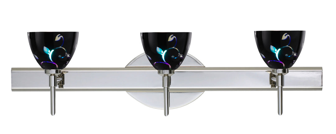 Besa Divi 3SW-1858VB-CR Bath Vanity Light 23 in. wide - Chrome
