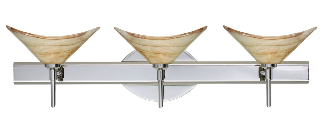 Besa Hoppi 3SW-191383-CR Bath Vanity Light 23 in. wide - Chrome